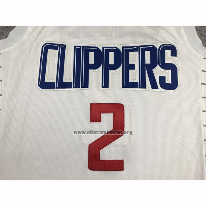 Camiseta Los Angeles Clippers Kawhi Leonard NO 2 Association 2020-21 Blanco